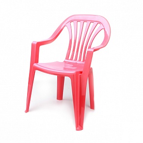 Стул детский, коралловый (Бытпласт, 431207012sim)